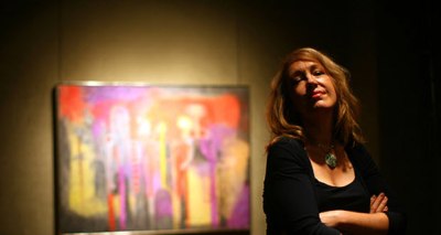 لوحة قيمة في صندوق قمامة 