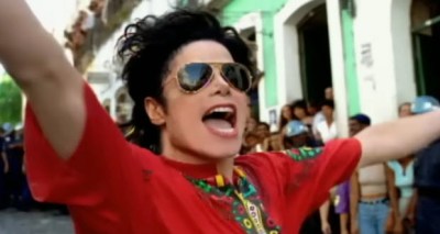 تصوير كليب لمايكل جاكسون