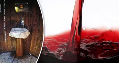 صنبور نبيذ مجاني في إيطاليا