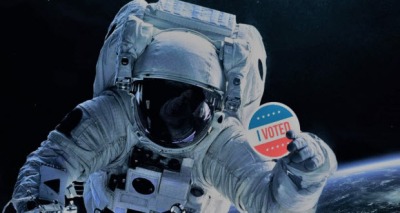 التصويت في الفضاء