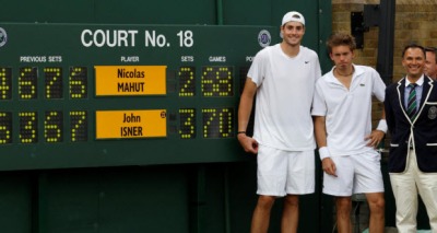 أطول مباراة تنس