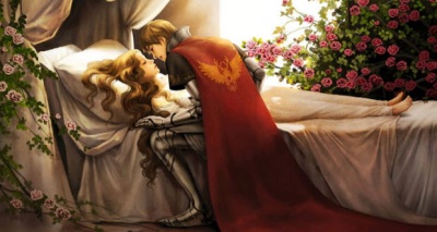 النسخة الأولية من رواية الاميرة النائمة