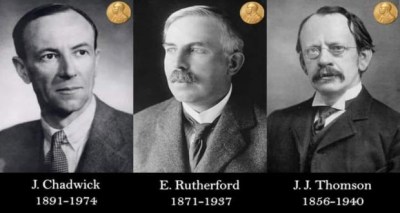 مكتشفي مكونات الذرة