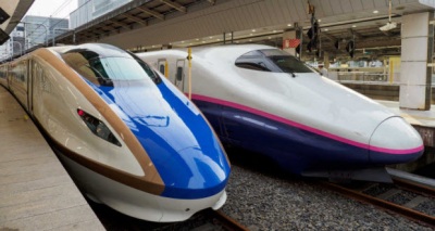 قطار الرصاصة في اليابان 