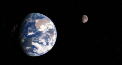 المسافة بين الأرض و القمر