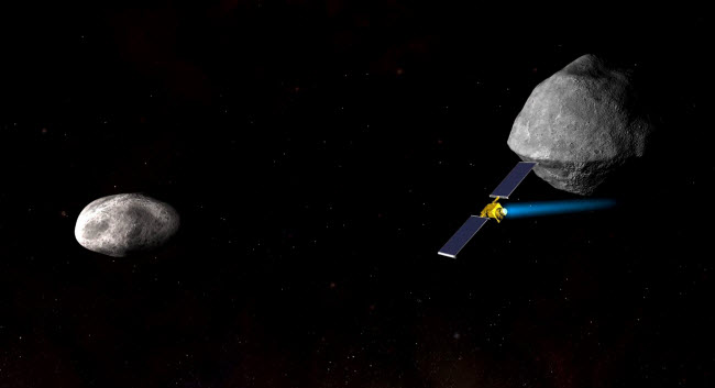 مهمة ناسا لتدمير كويكب يمر بالارض
