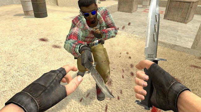 بعد خسارته أمام منافسه فى إحدى الألعاب الإليكترونية القتالية عبر الإنترنت يقوم بتحديد مكان خصمه و يذهب اليه و يطعنه بالفعل