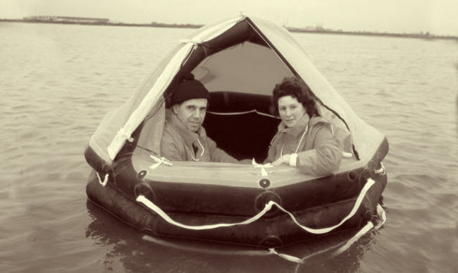 الزوجين موريس و مارلين بايلي و رحلتهم المثيرة نحو المجهول فى 117 يوما بقلب المحيط