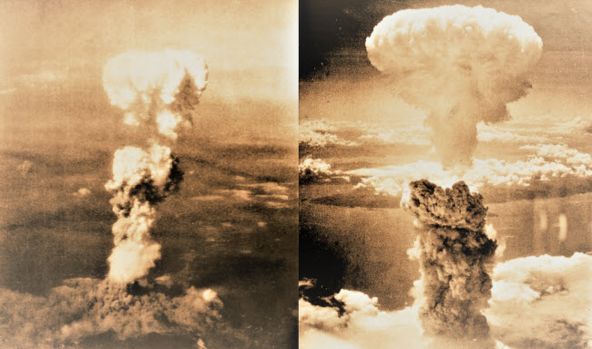 إلقاء القنبلة الذرية على هيروشيما و ناجازاكي