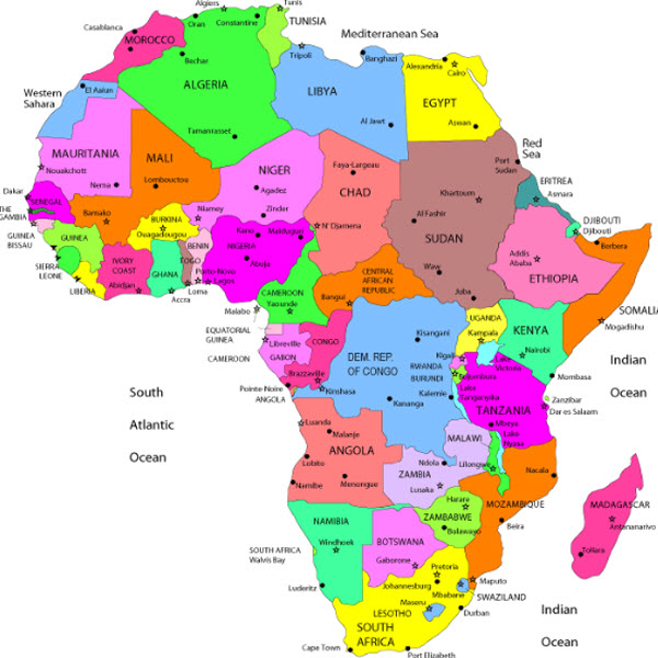 دول قارة أفريقيا