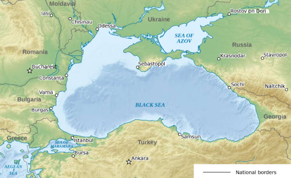 خريطة البحر الأسود