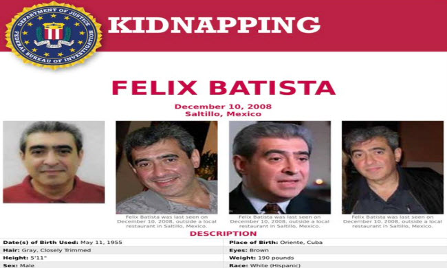 فيليكس باتيستا الخبير الأمني فى مكافحة جرائم الإختطاف الذى تم إختطافه