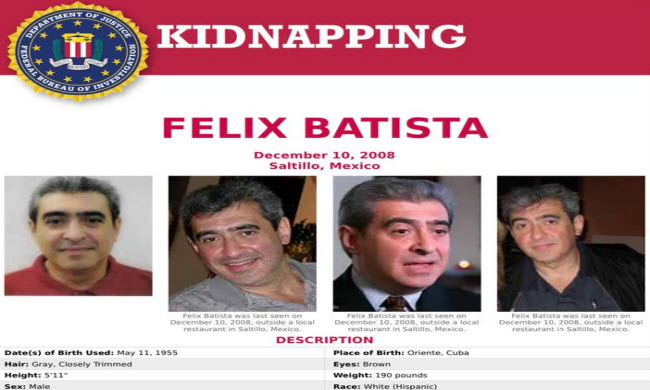 فيليكس باتيستا الخبير الأمني فى مكافحة جرائم الإختطاف الذى تم إختطافه
