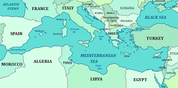 دول البحر الأبيض المتوسط