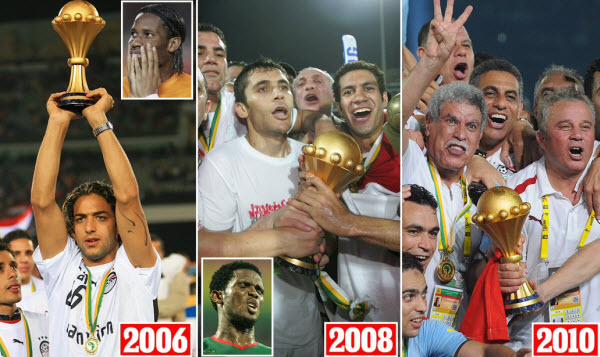 منتخب مصر صاحب الرقم القياسي بالفوز بكأس الأمم الأفريقية المنظم من قبل كاف