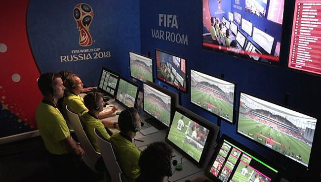 تقنية الفار فى كأس العالم بروسيا عام 2018
