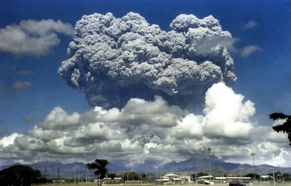 اشهر البراكين - انفجار بركان بيناتوبو عام 1991