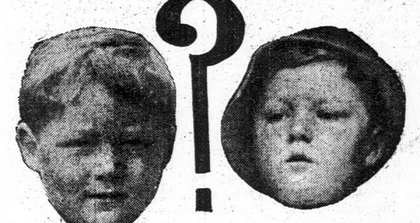 صورة الطفلين بوبي دونبار و تشارلز بروس أندرسون والتى نشرتها الصحف حينها