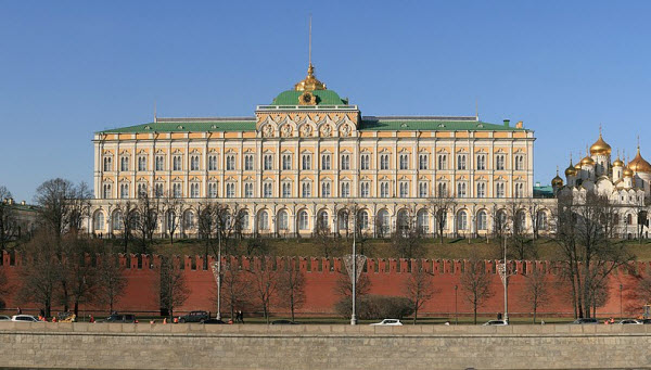 قصر الكرملين الكبير مقر الرئاسة الروسية