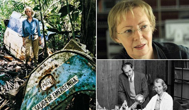 جوليان كوبكي الفتاة المعجزة التى كتبت لها النجاة من تحطم طائرة و عاشت بمفردها لأيام فى أعماق غابات الأمازون