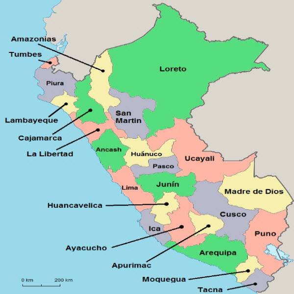 مقاطعات بيرو