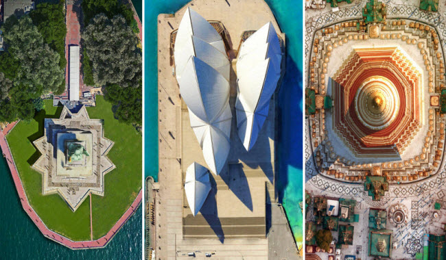 6 صور لمعالم تاريخية بارزة من الأعلي