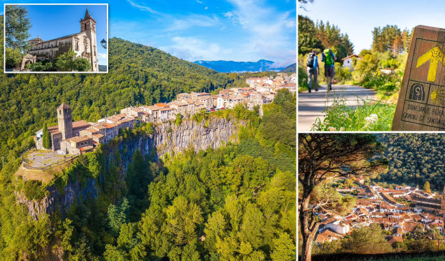 كاستيل فوليت دو لا روكا بلدة إسبانية تقع علي حافة الهاوية