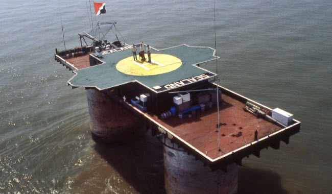 سي لاند الدولة المنسية الواقعة علي الساحل الإنجليزي