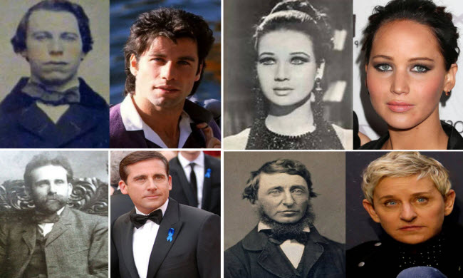 21 صورة قديمة تشابه أصحابها بشكل لافت مع مشاهير السينما