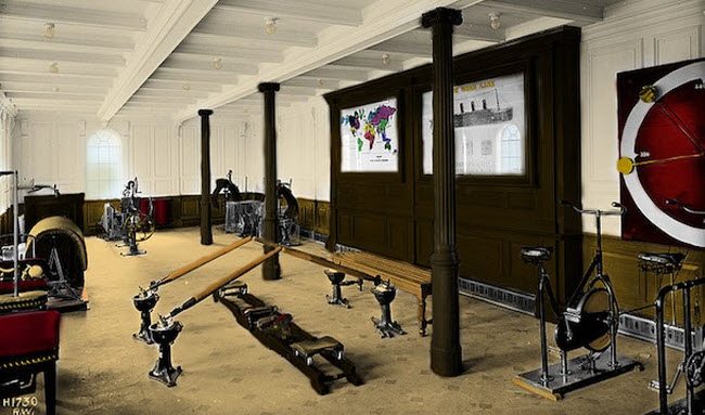 جولة داخل الصالة الرياضية الفخمة داخل الباخرة تيتانيك قبل غرقها