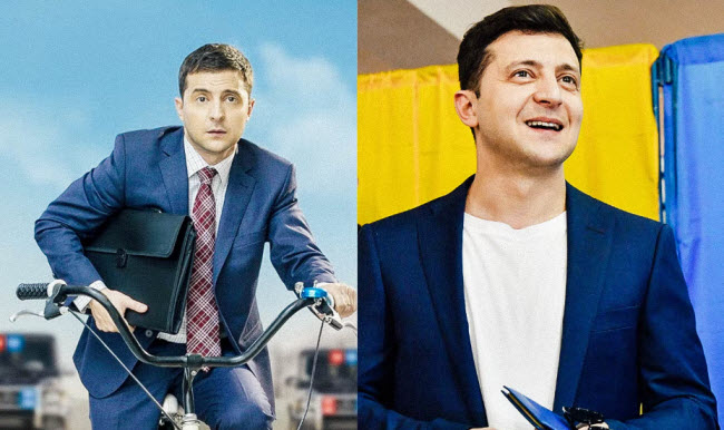 هل ظهر الرئيس الأوكراني فولوديمير زيلينسكي في مقطع وهو يرقص مرتديا كعب عالٍ ؟