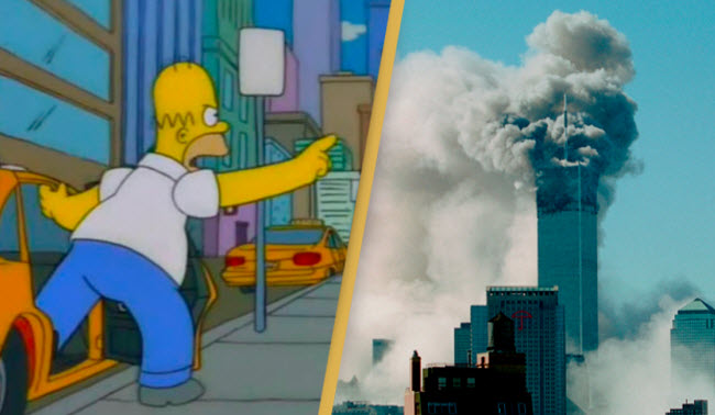 هل تنبأ مسلسل الكارتون الشهير سيبمسون بأحداث 11 سبتمبر ؟