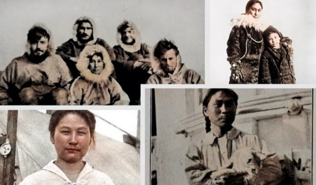 آدا بلاك جاك امرأة الإنويت التي نجت بمفردها على جزيرة منعزلة في القطب الشمالي بعد رحلة إستكشافية كارثية