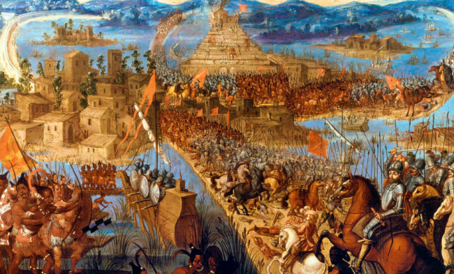 إنهيار إمبراطورية الأزتك